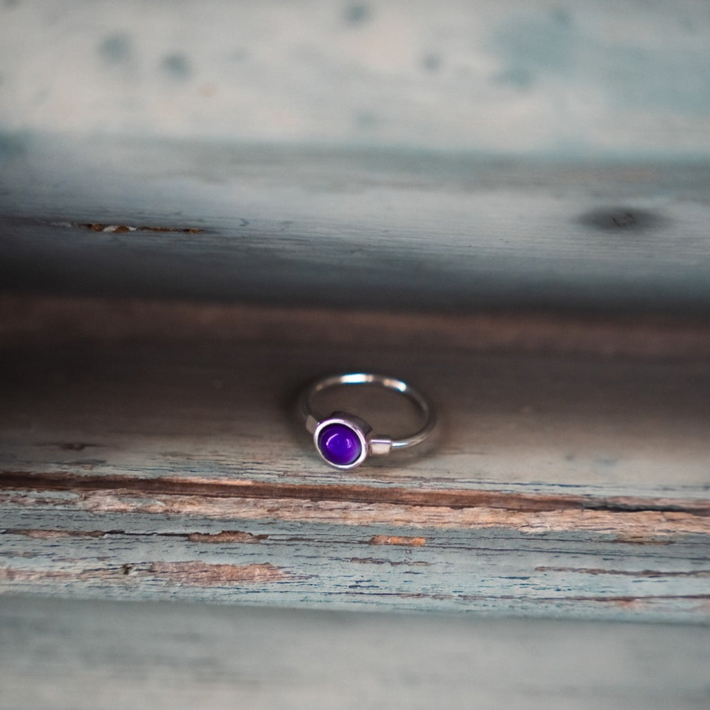 Bianca Ring - silver - amethyst