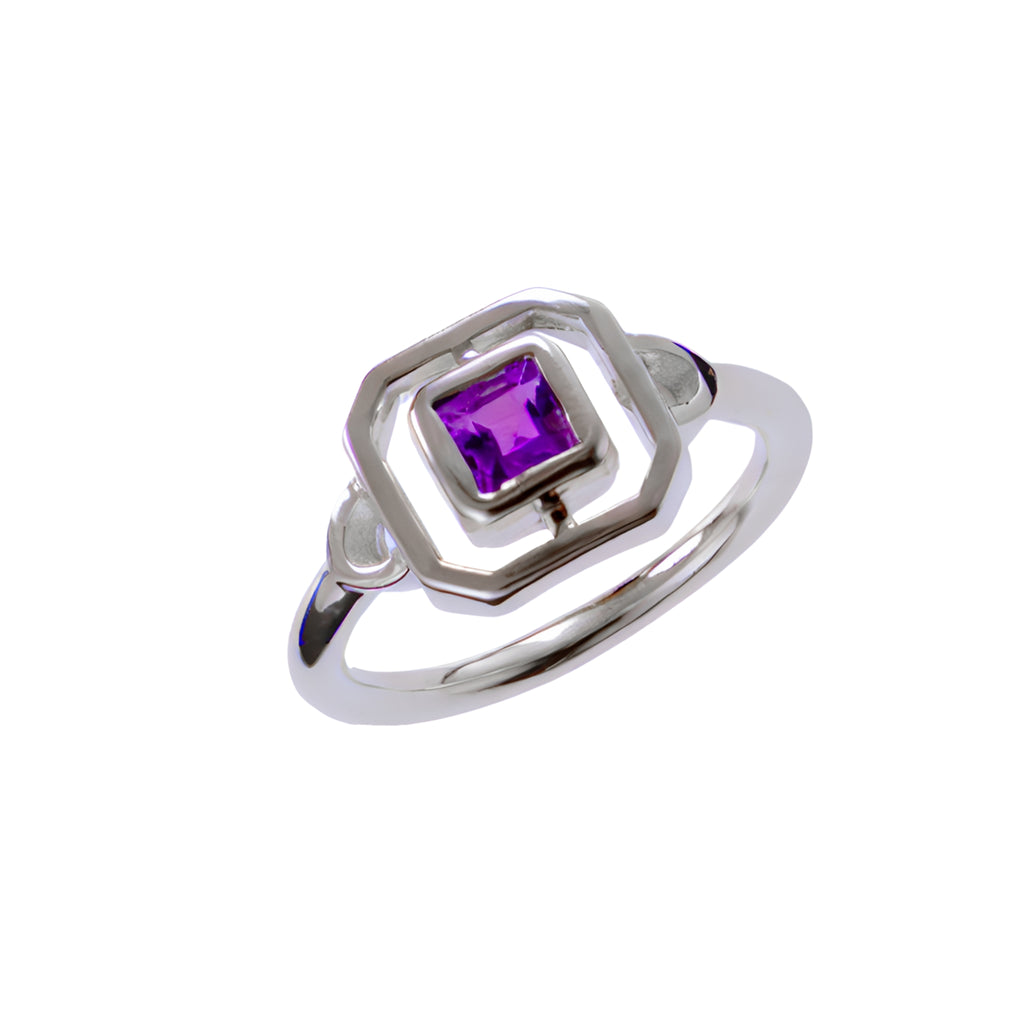 Anello Eclettica - Ametista