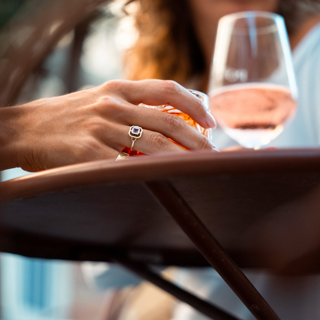 Anello Eclettica - Ametista