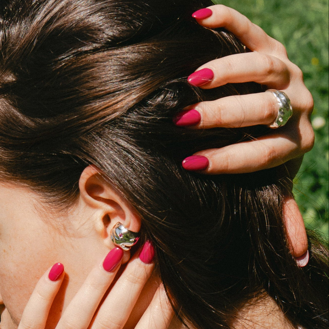 Earcuff Nuvoletta - argento