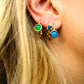 Armonica Earring - Blue Topaz