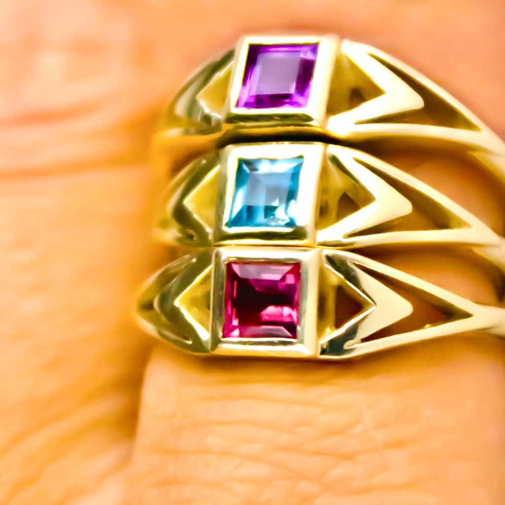 Anello Ermelinda - Rubellite