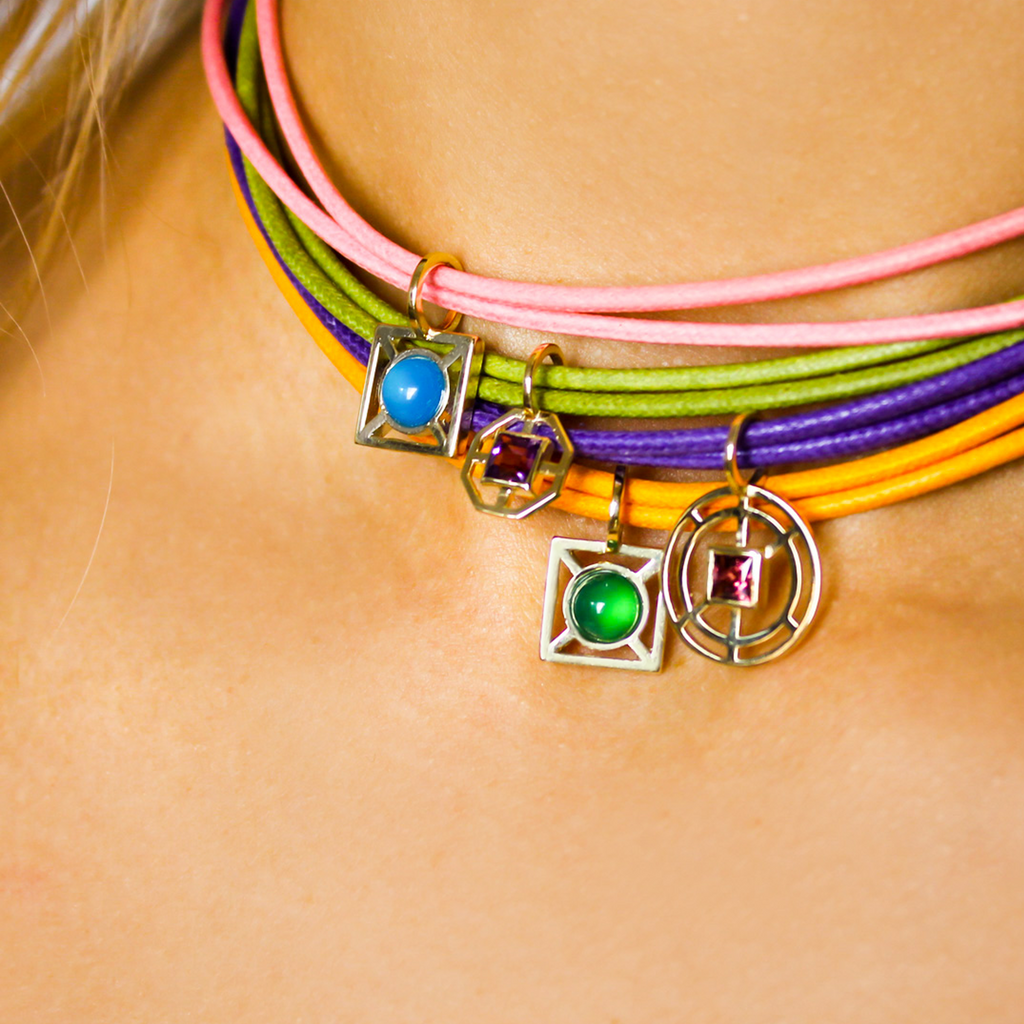 Luisa Necklace - Green Agate