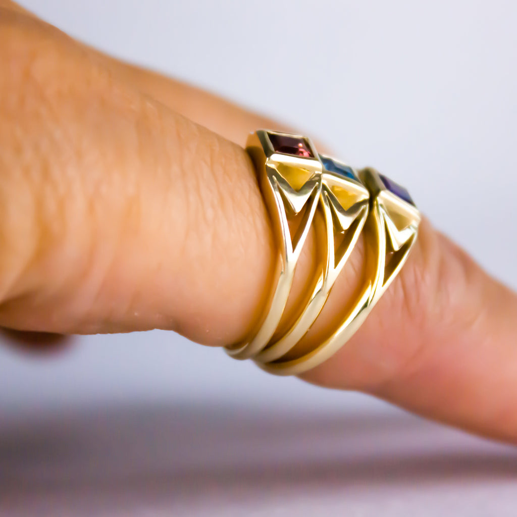 Anello Ermelinda - Rubellite