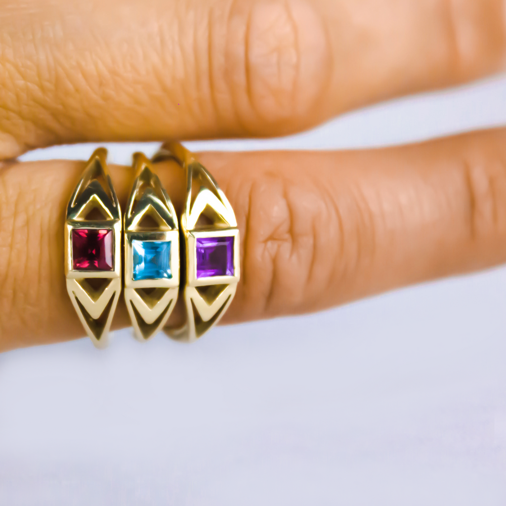 Anello Ermelinda - Rubellite